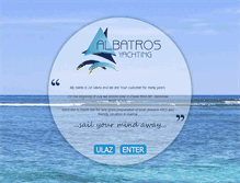 Tablet Screenshot of albatros-yachting.com